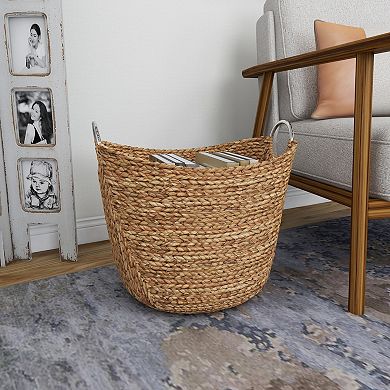 Stella & Eve Handmade Large Woven Decorative Storage Basket