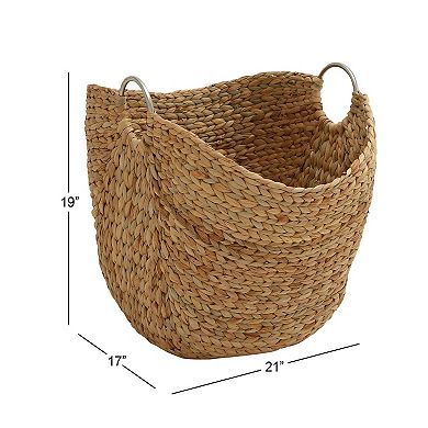 Stella & Eve Handmade Large Woven Decorative Storage Basket