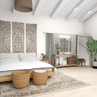 Stella & Eve Handmade Large Woven Decorative Storage Basket