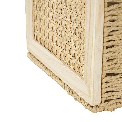 Stella & Eve 3-pk. Rattan Woven Storage Basket Set with Rope Handles