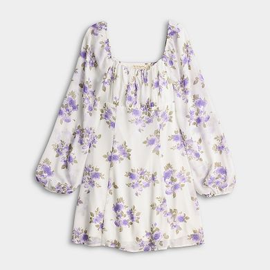 Juniors' Live To Be Spoiled Emma Bodice Dress