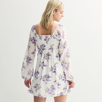 Juniors' Live To Be Spoiled Emma Bodice Dress