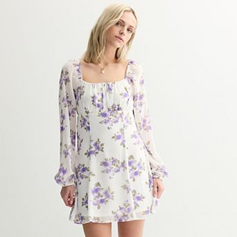 Juniors' Live To Be Spoiled Emma Bodice Dress