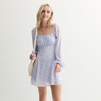 Juniors' Live To Be Spoiled Emma Bodice Dress