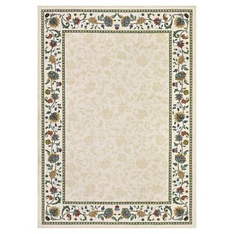 Garvee Washable Vintage Floral Non Slip Area Rug for Bedroom Low Pile Soft Rug for Living Room