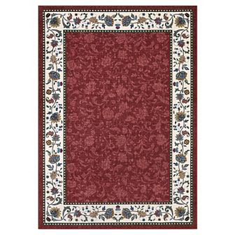 Garvee Washable Vintage Floral Non Slip Area Rug for Bedroom Low Pile Soft Rug for Living Room