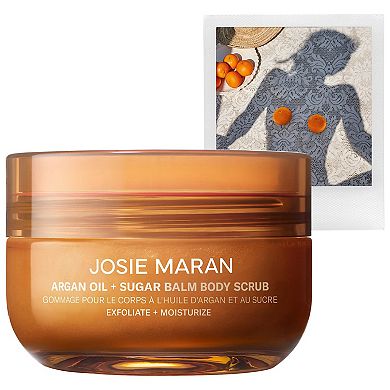 Topless Tangerine - Argan Oil + Sugar Balm Refillable Exfoliating Body Scrub Jar