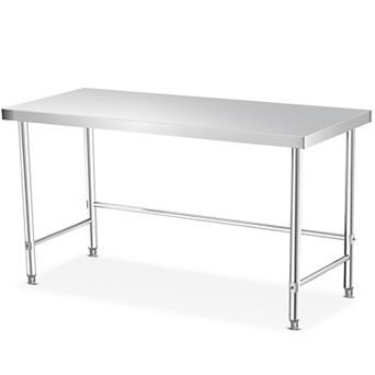 Stainless Steel Table without Bottom Shelf 60x24 Inch