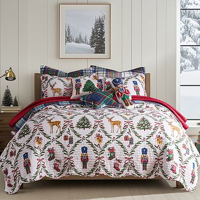 Levtex Home Festive Nutcracker Shaped Throw Pillow