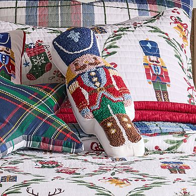 Levtex Home Festive Nutcracker Shaped Throw Pillow