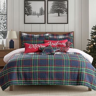 Levtex Home Spencer Plaid Star Throw Pillow