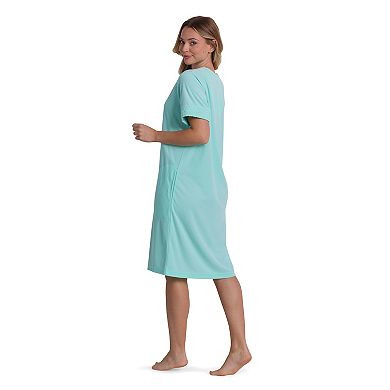 Women's Miss Elaine Essentials Terry Short Snap Robe