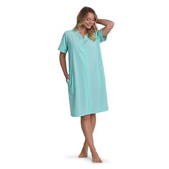 Women's Miss Elaine Essentials Terry Short Snap Robe