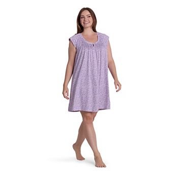 Plus Size Miss Elaine Essentials Cottonessa Short Nightgown