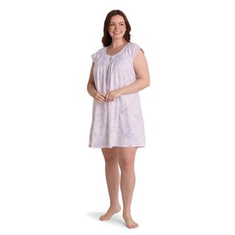 Plus Size Miss Elaine Essentials Cottonessa Short Nightgown