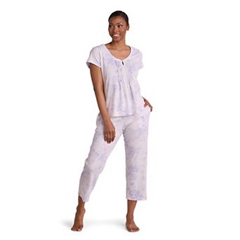 Petite Miss Elaine Essentials Cottonessa Pajama Top & Pajama Pants Set