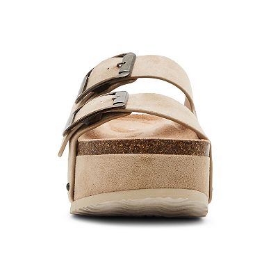 madden girl BABE Women's Slip-On Platform Sandals