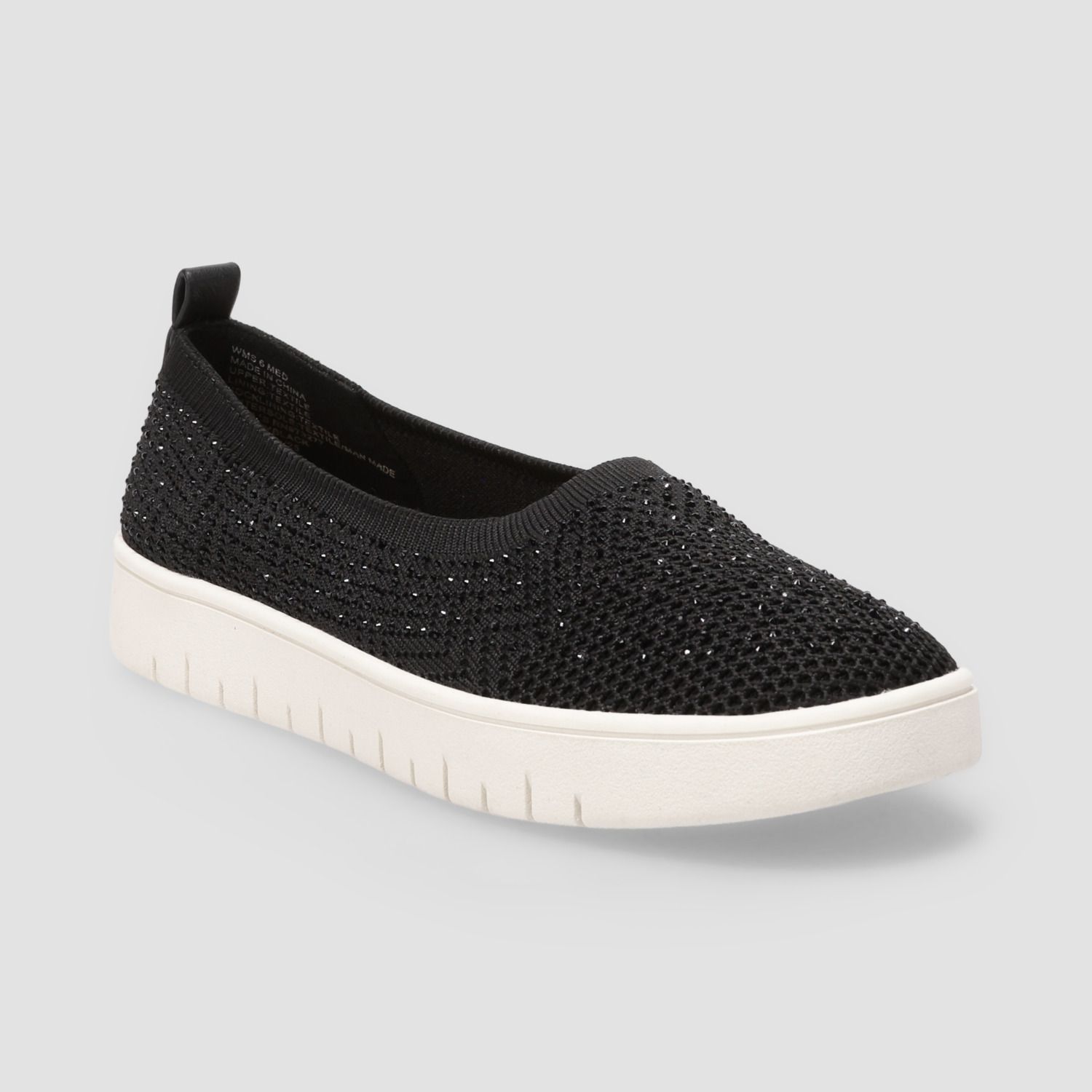 Женские кроссовки Sonoma Goods For Life Stretch Ballet Slip-On, цвет: Чёрный — фото 1