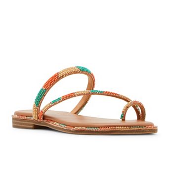 madden girl Spotlight Women's Slip-On Beaded Sandals