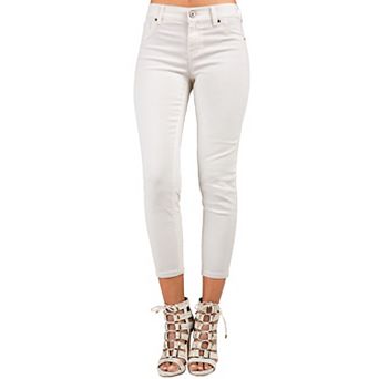 Stretch Twill Crop Skinny Premium Jeans