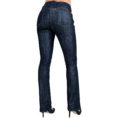 Miss Halladay Women's Stretch Denim Pull On Jeans