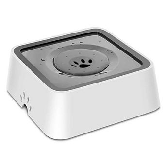 Katziela No Spill Dog & Cat Water Bowl - 35oz Slow Feeder, No Drip, Non-Slip Design