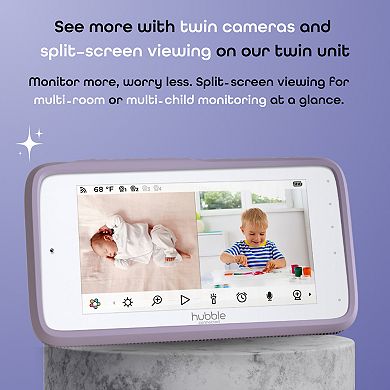 Hubble Connected SkyVision AI Pro Twin Baby Monitor