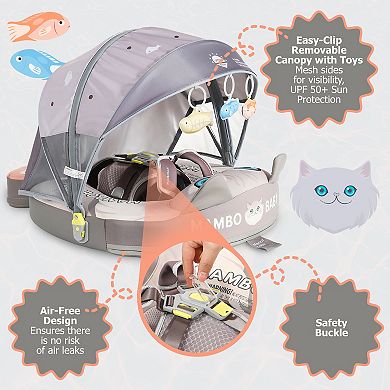 Mambobaby Innovative Explorer-Cat Baby Pool Float