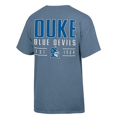 Men's ComfortWash Blue Duke Blue Devils Big Name T-Shirt