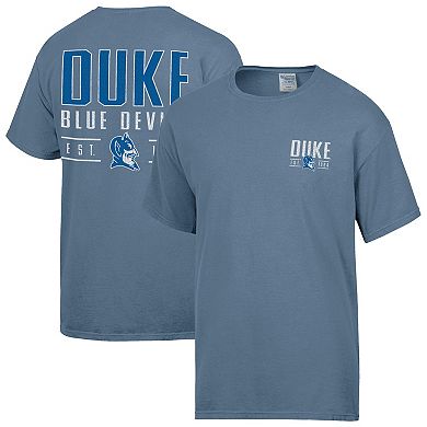 Men's ComfortWash Blue Duke Blue Devils Big Name T-Shirt