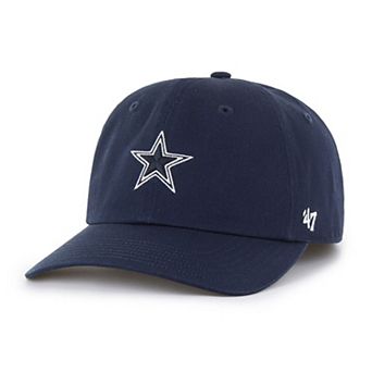 Men's '47 Navy Dallas Cowboys Foundational Franchise Fitted Hat