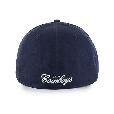 Men's '47 Navy Dallas Cowboys Foundational Franchise Fitted Hat