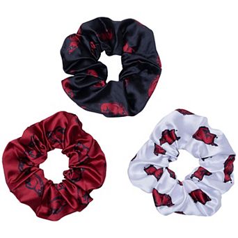 ZooZatz Arkansas Razorbacks Luxe Scrunchie Three-Piece Set