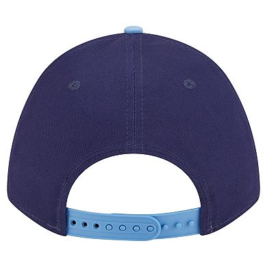 Men's New Era Navy/Light Blue Tampa Bay Rays Arch 9FORTY A-Frame M-Crown Adjustable Hat