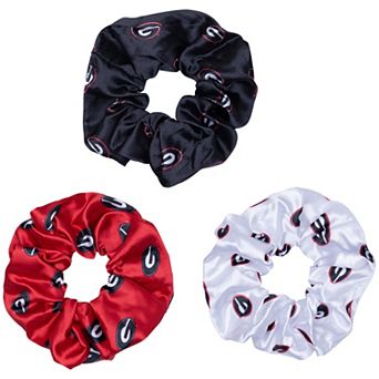 ZooZatz Georgia Bulldogs Luxe Scrunchie Three-Piece Set