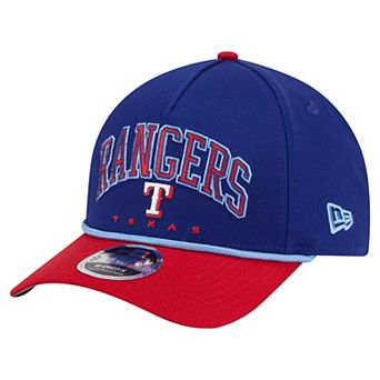 Men's New Era Royal/Red Texas Rangers Arch 9FORTY A-Frame M-Crown Adjustable Hat