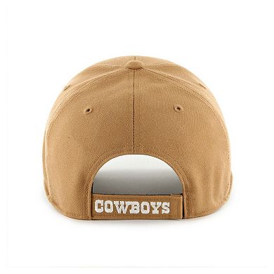 Men's '47 Tan Dallas Cowboys Ballpark MVP Adjustable Hat