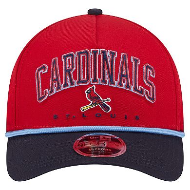 Men's New Era Red/Navy St. Louis Cardinals Arch 9FORTY A-Frame M-Crown Adjustable Hat