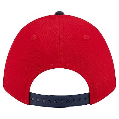 Men's New Era Red/Navy St. Louis Cardinals Arch 9FORTY A-Frame M-Crown Adjustable Hat