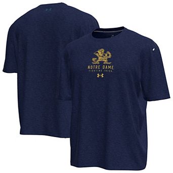 Men's Under Armour Navy Notre Dame Fighting Irish Gameday Motion Heavyweight T-Shirt