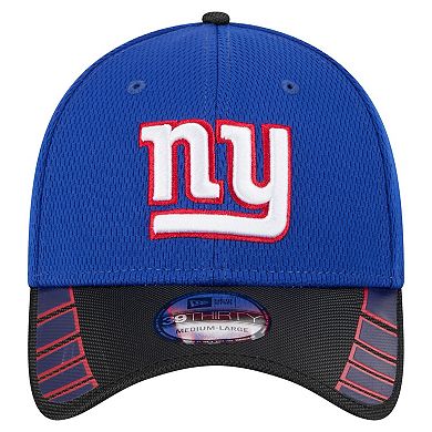 Men's New Era Royal New York Giants Visor Hit 39THIRTY Flex Hat