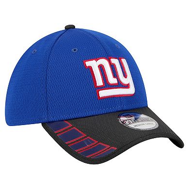 Men's New Era Royal New York Giants Visor Hit 39THIRTY Flex Hat