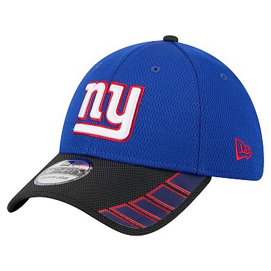 Men's New Era Royal New York Giants Visor Hit 39THIRTY Flex Hat
