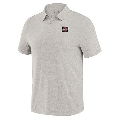 Men's J. Palmer Cream Ohio State Buckeyes Four Down Polo
