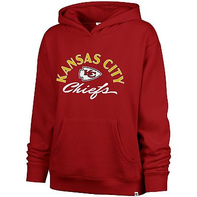 Women's '47 Red Kansas City Chiefs Whirlwind Naomi Pullover Hoodie