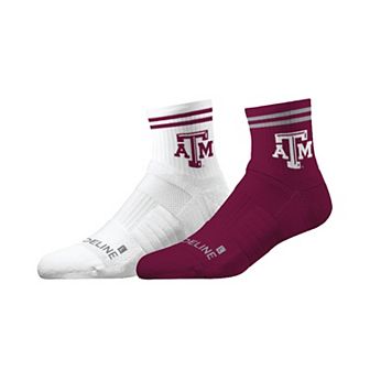 Unisex Strideline Texas A&M Aggies Premium Knit 2-Pack Half Calf Socks Set