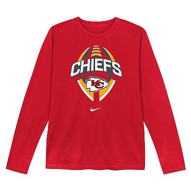 Toddler Nike Red Kansas City Chiefs Primetime Legend Icon Long Sleeve Performance T-Shirt