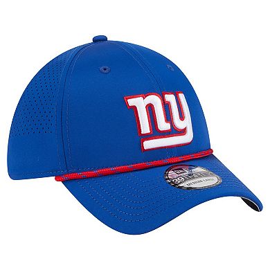 Men's New Era Royal New York Giants Perforated 39THIRTY Flex Hat