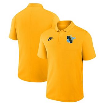 Men's Nike Gold West Virginia Mountaineers Vault Victory Dri-FIT Polo