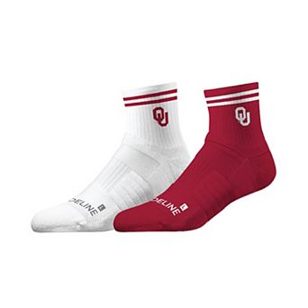 Unisex Strideline Oklahoma Sooners Premium Knit 2-Pack Half Calf Socks Set